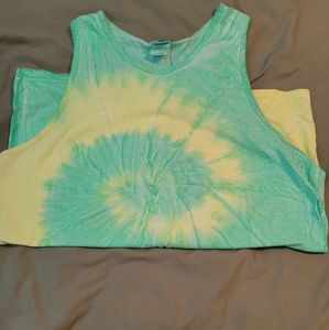 Men's Tie dye tank top